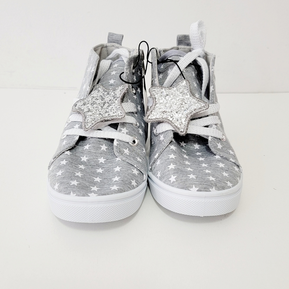 Bobbie brooks gray stars girls shoes - Picture 2 of 5